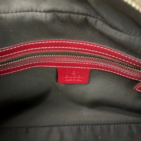 Gucci Boston Heart Lock Joy in Red Guccissima Leather Handbag - Picture 2 of 13